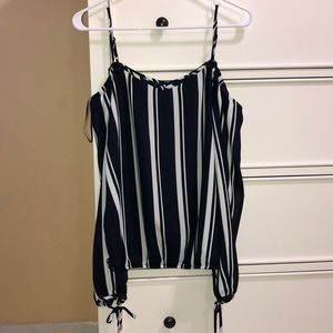 BRAND NEW Chiffon off the Shoulder Shirt